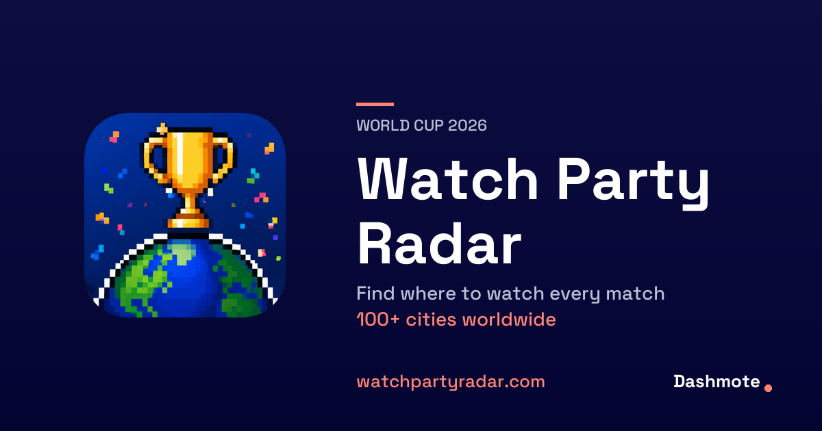 Watch Party Radar share card
